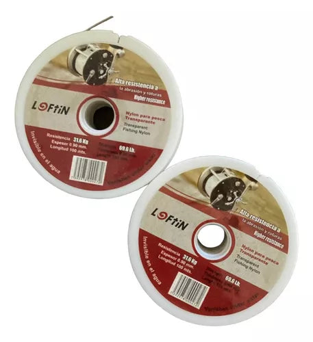 Nylon para pesca carrete Loftin 0,30mm multicolor ref nyl0201