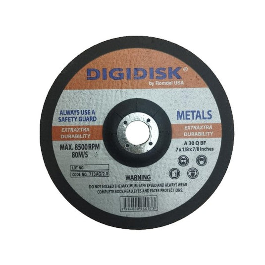 Disco corte metal 7x1/8x7/8” Digidisk ref 10-003-014