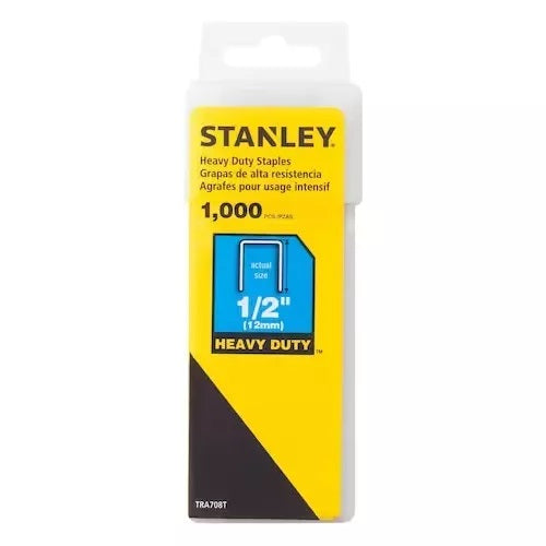 Grapas ½” Stanley 1000 pzs pesado ref gra-713