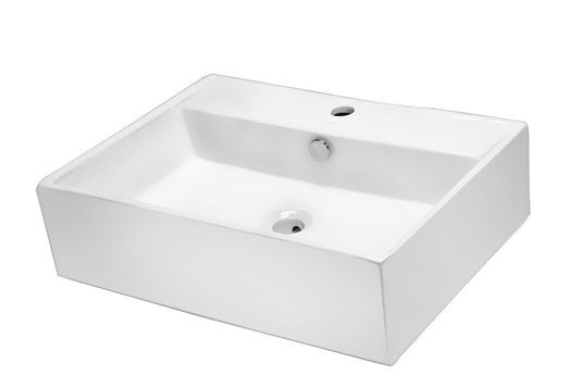 Lavamanos 46x46x16,5cm MA Faucet cerámica sobreponer ref hy-403