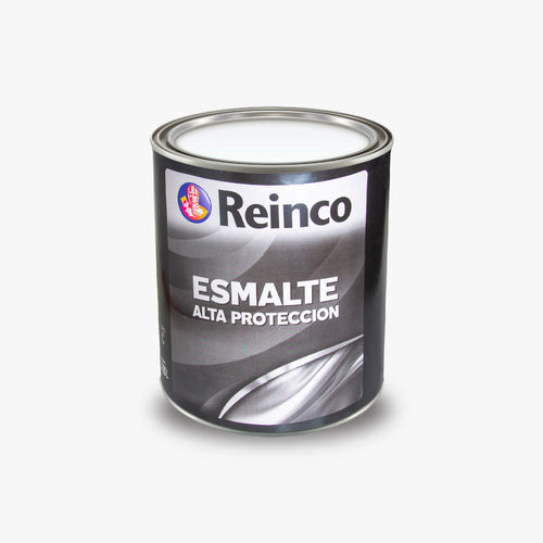 Pintura esmalte Reinco color negro 1/4 galón ref 8809-502