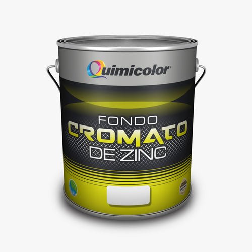 Fondo cromato de zinc Quimicolor 1/4 galón ref foi110