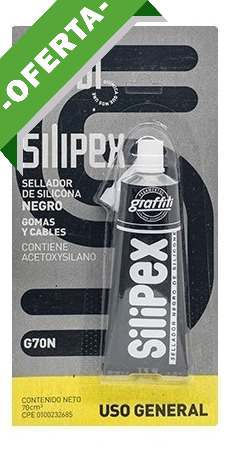 Silicona de uso general Silipex exteriores 70 ml ref 1020102064