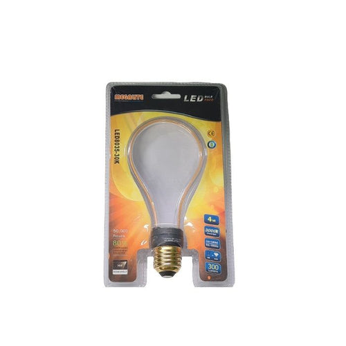 Foco led mega lite 4w 300lm 3000k 5000h ref led8035-30k e27