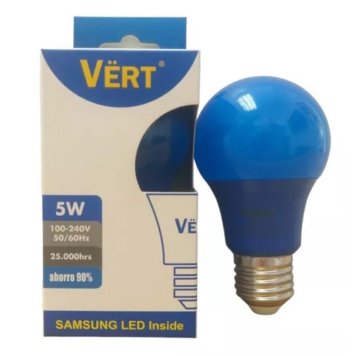 Bombillo Samsung led multivoltaje luz azul Vert ref bcs-a5a