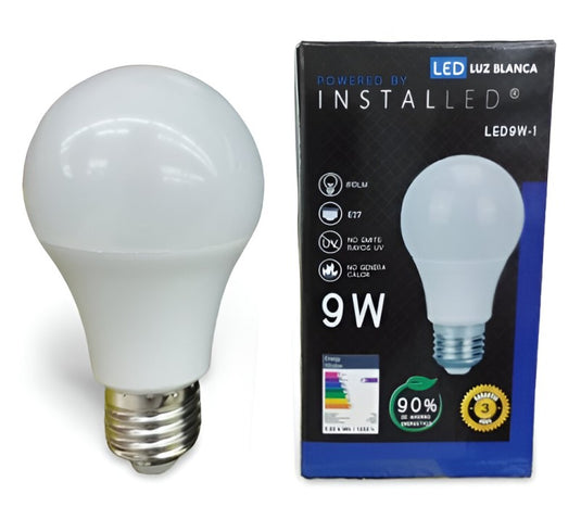 Bombillo led luz blanca 9w e27 Installed 06-017-043 ref gsf-ky-9w