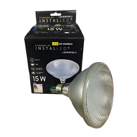 Bombillo led par38 15w e27 3000k exterior ref led15wp38-2