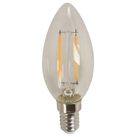 Bombillo led vintage tipo vela 25w e14 eco max ref 00392-1