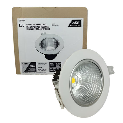 Bombillo led empotrar Ace redonda 10w ref3506664