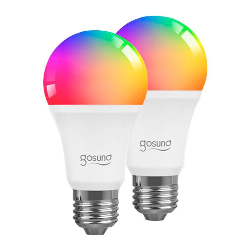 Bombillo inteligente Gosund rgb luz Cálida y fría (2 pack)