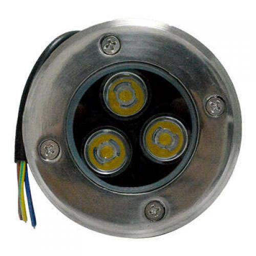 Foco led para piso empotrable 3w 6500k ref 1492