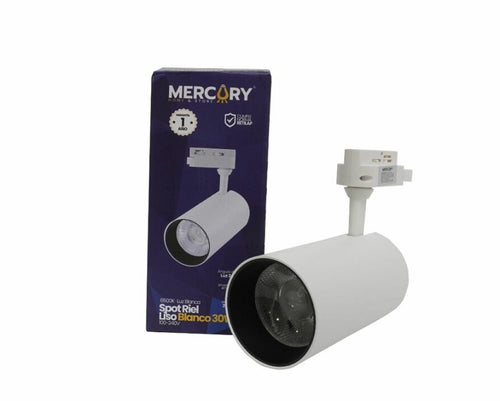 Lámpara spot led liso 30w 6500k Mercury color blanco ref idl03