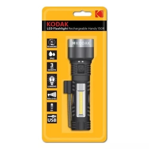 Linterna led Kodak handy 150r recargable cable usb