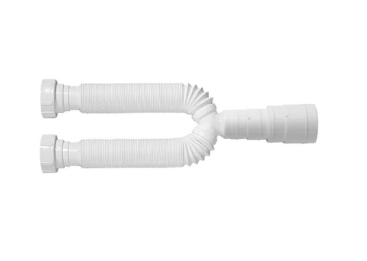 Sifón flexible doble 1 ½” MA ref sif-0110