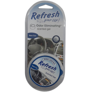 Ambientador para auto Refresh gel 2.5oz aroma new car ref 009984