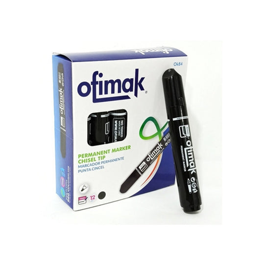 Marcador negro Ofimak ref ok84p