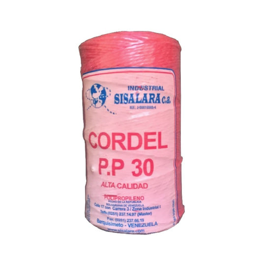 Cordel sintético pp-30 color rojo ref 04-012-006