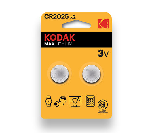 Pila cr2025 Kodak max lithium pack 2und