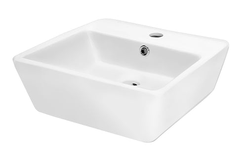 Lavamanos 41x41x14,5cm MA Faucet cerámica sobreponer ref hy-453