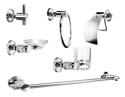 Accesorios para baños MA 6 pzas ref dam-8806