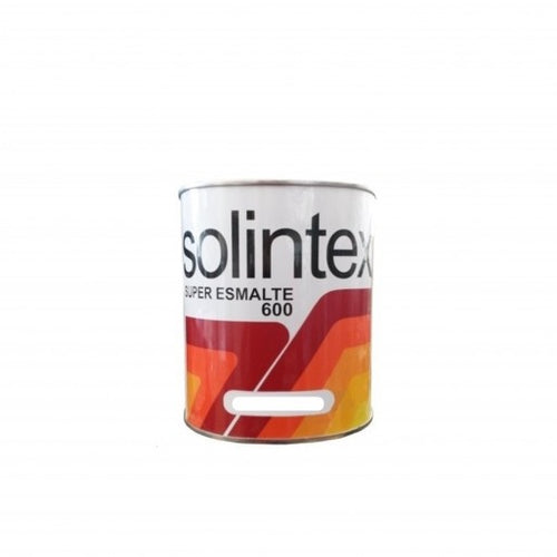 Pintura super esmalte Solintex color blanco ¼ galón ref 0605-02