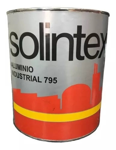 Pintura Aluminio industrial Solintex galón ref 8795-01