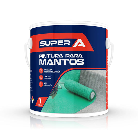 Pintura para manto Super A de aluminio galón