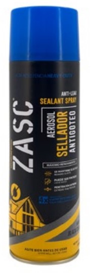 Sellador antigoteo Zasc aerosol color negro ref 2-2620
