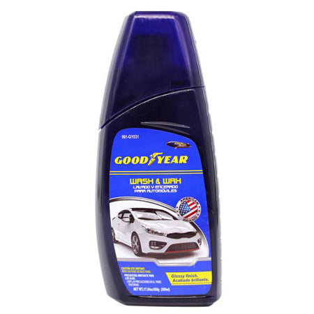 Lavado y encerado para auto Goodyear 500 ml ref 991-gy031