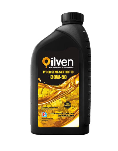 Lubricante Oilven lyder semi-synthetic 20w50 litro ref oilss2050