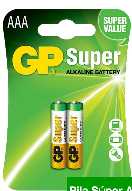 Pilas GP AAA blister 2 und gp24a-2ue2 24a-c2